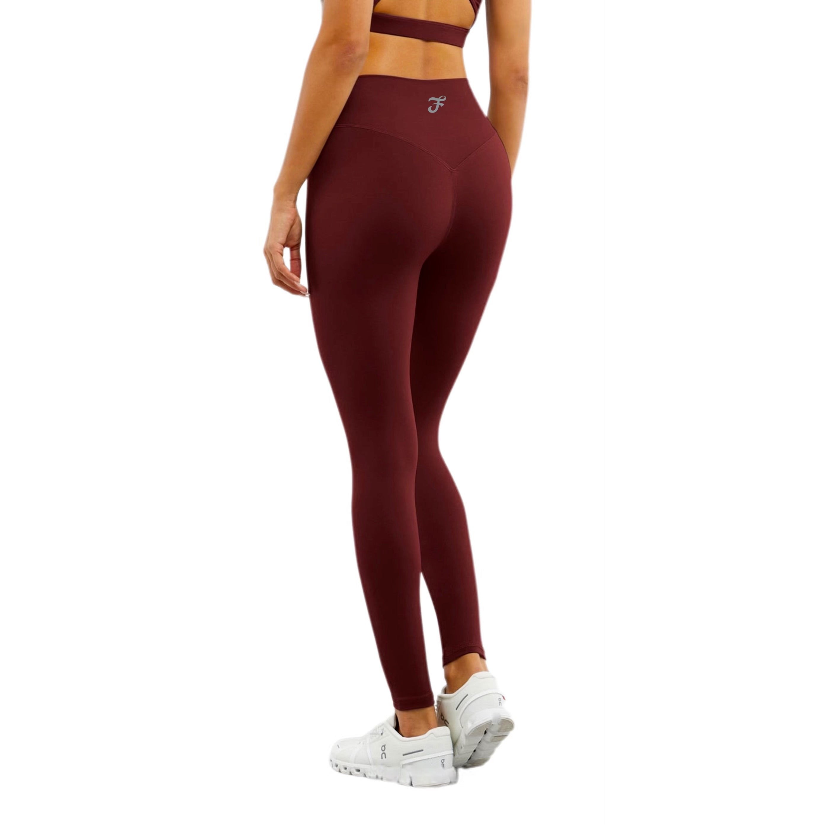 Dusky Maroon High Rise Legging