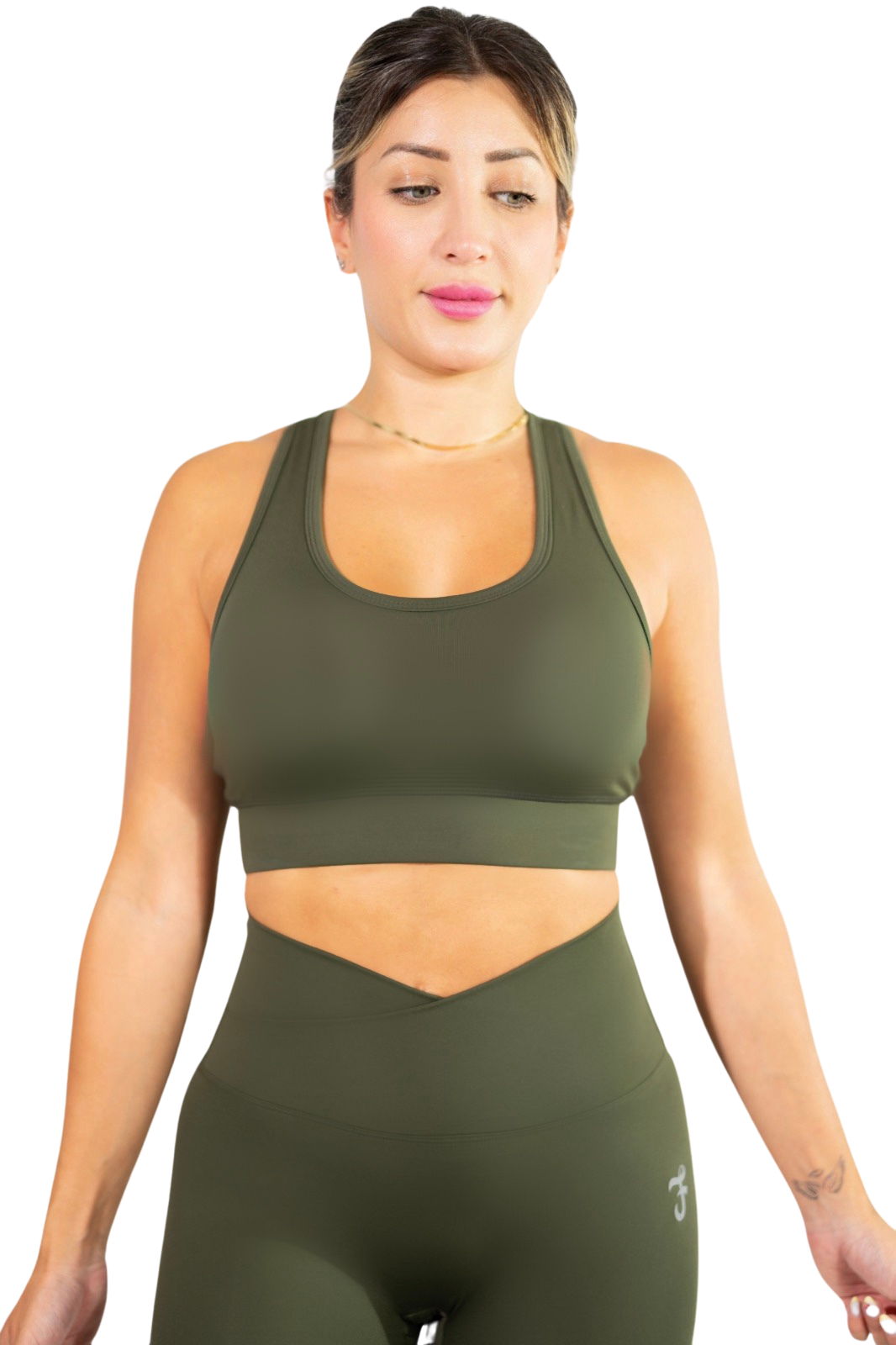 HERA PERFORMANCE BRA HIGH IMPACT ARMY GREEN