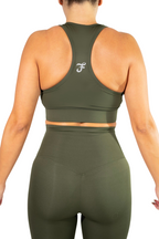 HERA PERFORMANCE BRA HIGH IMPACT ARMY GREEN