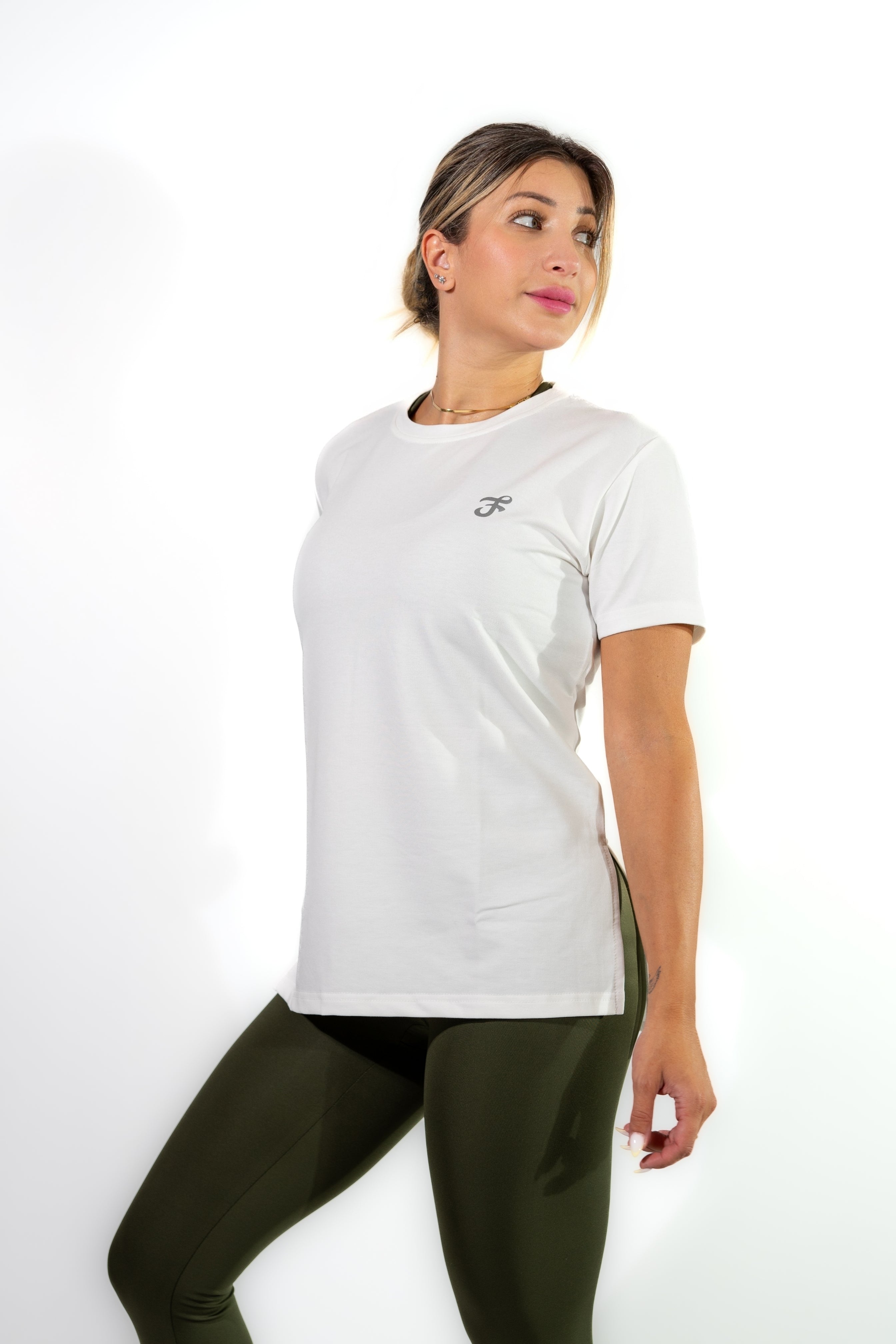 ESSENTIAL LONGLINE
OVERSIZED TEE-PEARL WHITE